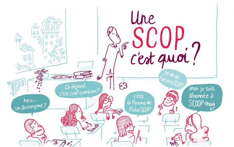 Qu'est-ce qu'une SCOP - Illustration humoristique des a-priori à propos des sociétés coopératives comme Openscop